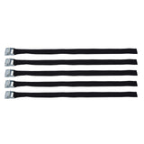 10pcs Tie Down Strap Zinc Alloy Press Buckle Dirt Resistant Nylon Lashing Belt for Goods Luggage - Front View