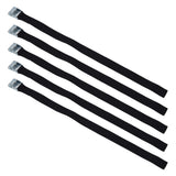 10pcs Tie Down Strap Zinc Alloy Press Buckle Dirt Resistant Nylon Lashing Belt for Goods Luggage - Top-Down View