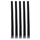 10pcs Tie Down Strap Zinc Alloy Press Buckle Dirt Resistant Nylon Lashing Belt for Goods Luggage - Low Angle