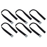 10pcs Tie Down Strap Zinc Alloy Press Buckle Dirt Resistant Nylon Lashing Belt for Goods Luggage - Extra Image
