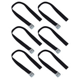 10pcs Tie Down Strap Zinc Alloy Press Buckle Dirt Resistant Nylon Lashing Belt for Goods Luggage - Extra Image
