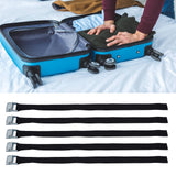 10pcs Tie Down Strap Zinc Alloy Press Buckle Dirt Resistant Nylon Lashing Belt for Goods Luggage - Extra Image