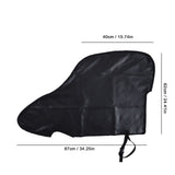 PVC Caravan Hitch Cover Anti UV Dustproof Waterproof Trailer Hitch Lock Cover for Outdoor - Front View