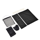 Director Chair Cover Replacement with Storage Bag Canvas Seat Chair Protective Cover for HouseholdBlack