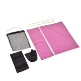 Director Chair Cover Replacement with Storage Bag Canvas Seat Chair Protective Cover for HouseholdRose Red