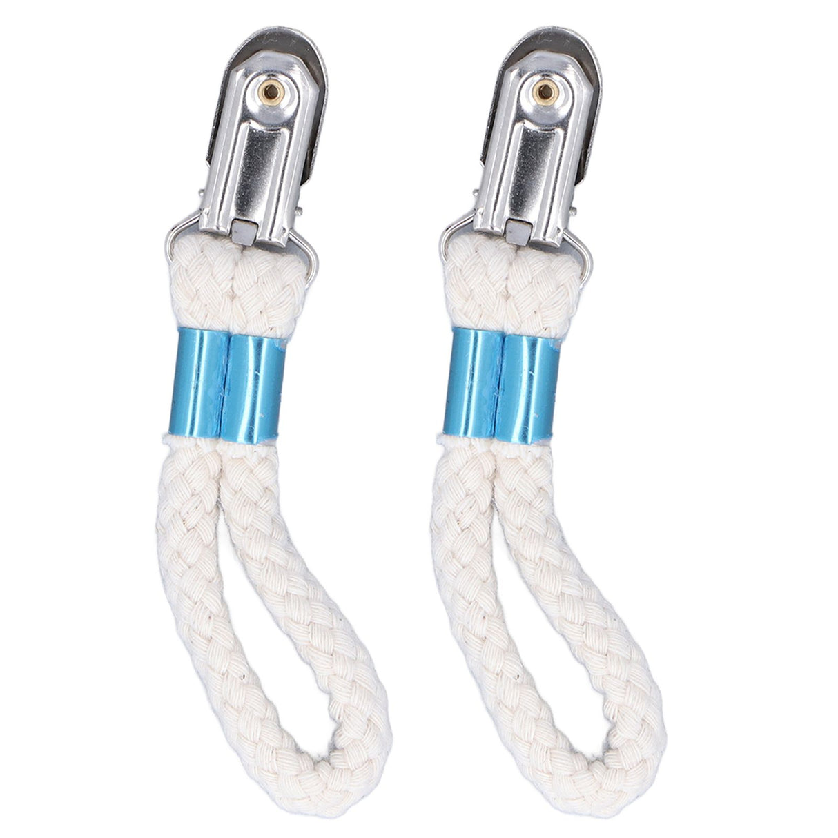 2PCS Cotton Rope Towel Clip Wear Resistant Towel Clips for Home Kitchen Bathroom Cupboards Hanging Towels
