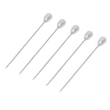 200pcs Teardrop Pearl Head Pins Pearlized Ball Head Pins for Sewing Craft Wedding Decorations