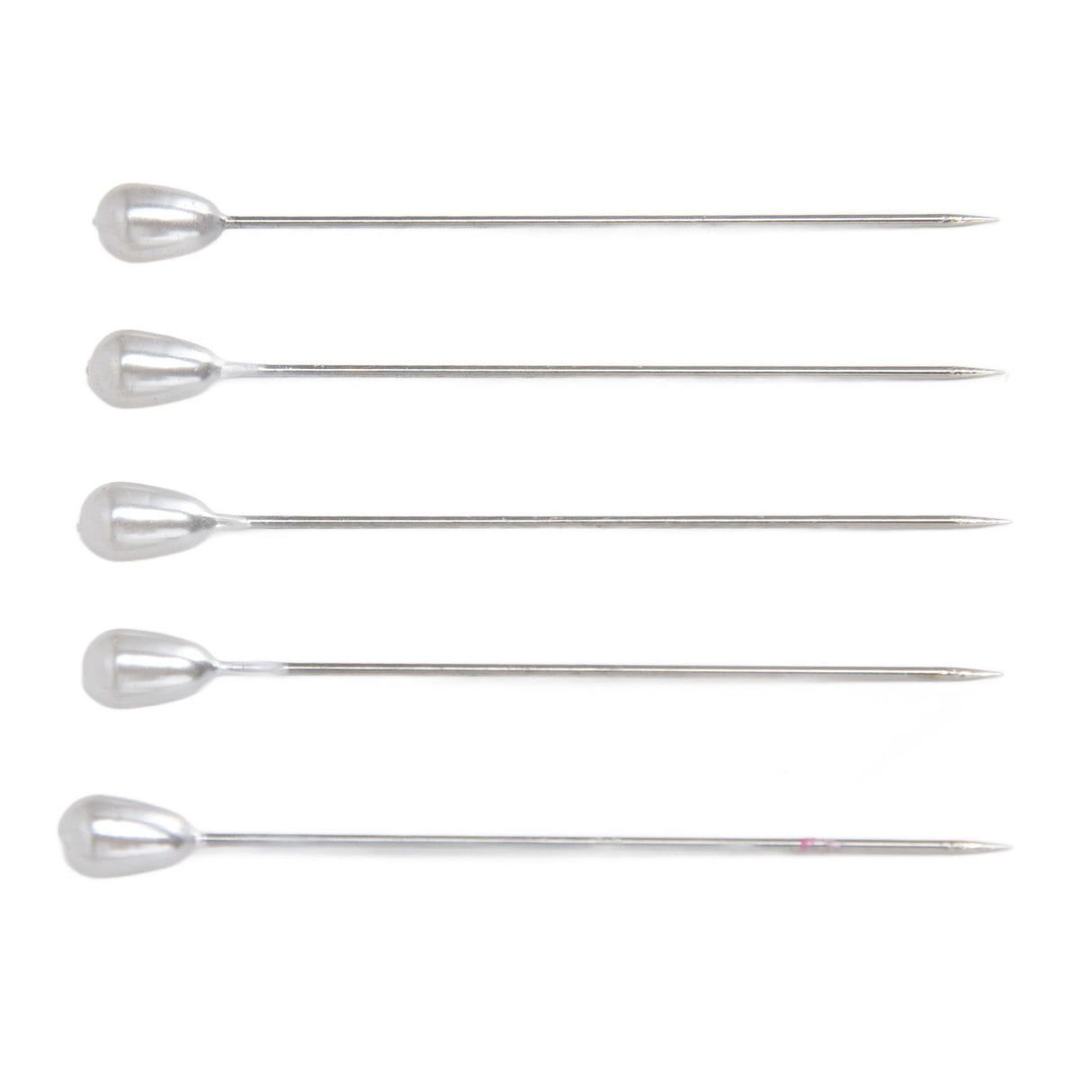 200pcs Teardrop Pearl Head Pins Pearlized Ball Head Pins for Sewing Craft Wedding Decorations
