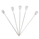 200pcs Teardrop Pearl Head Pins Pearlized Ball Head Pins for Sewing Craft Wedding Decorations
