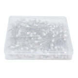 200pcs Teardrop Pearl Head Pins Pearlized Ball Head Pins for Sewing Craft Wedding Decorations - Extra Image