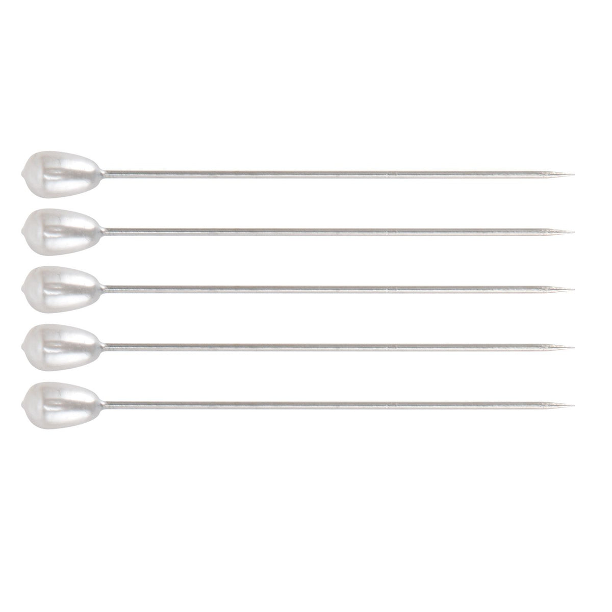 200pcs Teardrop Pearl Head Pins Pearlized Ball Head Pins for Sewing Craft Wedding Decorations