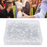 200pcs Teardrop Pearl Head Pins Pearlized Ball Head Pins for Sewing Craft Wedding Decorations