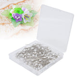 200pcs Teardrop Pearl Head Pins Pearlized Ball Head Pins for Sewing Craft Wedding Decorations