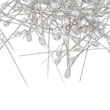 200pcs Teardrop Pearl Head Pins Pearlized Ball Head Pins for Sewing Craft Wedding Decorations