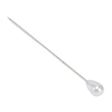 200pcs Teardrop Pearl Head Pins Pearlized Ball Head Pins for Sewing Craft Wedding Decorations