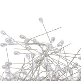 200pcs Teardrop Pearl Head Pins Pearlized Ball Head Pins for Sewing Craft Wedding Decorations