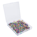 600Pcs Sewing Pins 38mm Long Different Colors Wide Application Durable Straight Pins for Clothing Handiwork