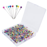 600Pcs Sewing Pins 38mm Long Different Colors Wide Application Durable Straight Pins for Clothing Handiwork