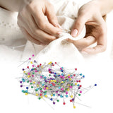 600Pcs Sewing Pins 38mm Long Different Colors Wide Application Durable Straight Pins for Clothing Handiwork - Extra Image