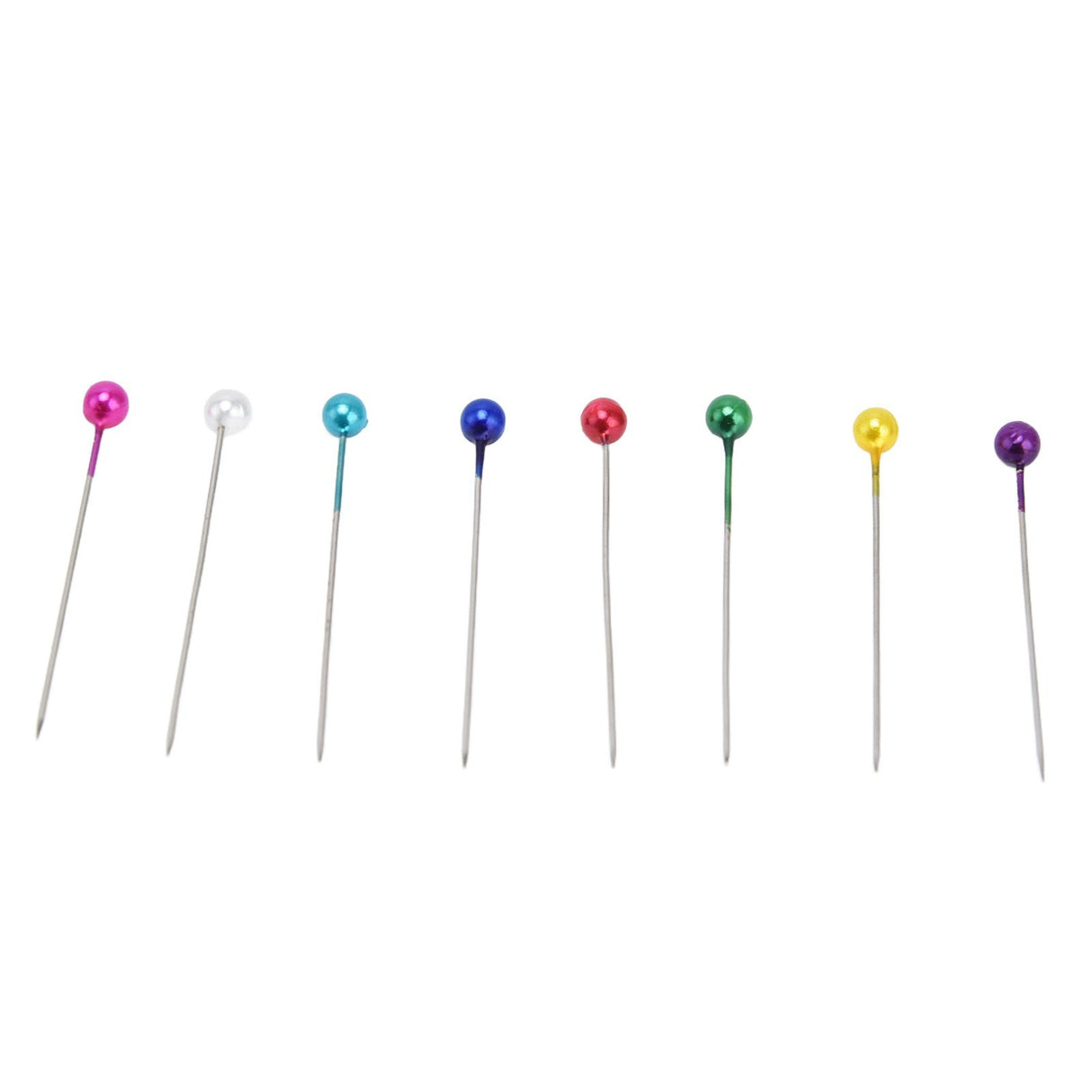 600Pcs Sewing Pins 38mm Long Different Colors Wide Application Durable Straight Pins for Clothing Handiwork