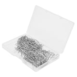 200Pcs Fork Pins U Shaped Stainless Steel Sturdy Durable Wide Application Sewing U Pins17mm 200Pcs/Box