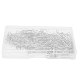 200Pcs Fork Pins U Shaped Stainless Steel Sturdy Durable Wide Application Sewing U Pins17mm 200Pcs/Box