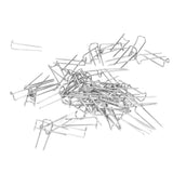 200Pcs Fork Pins U Shaped Stainless Steel Sturdy Durable Wide Application Sewing U Pins17mm 200Pcs/Box