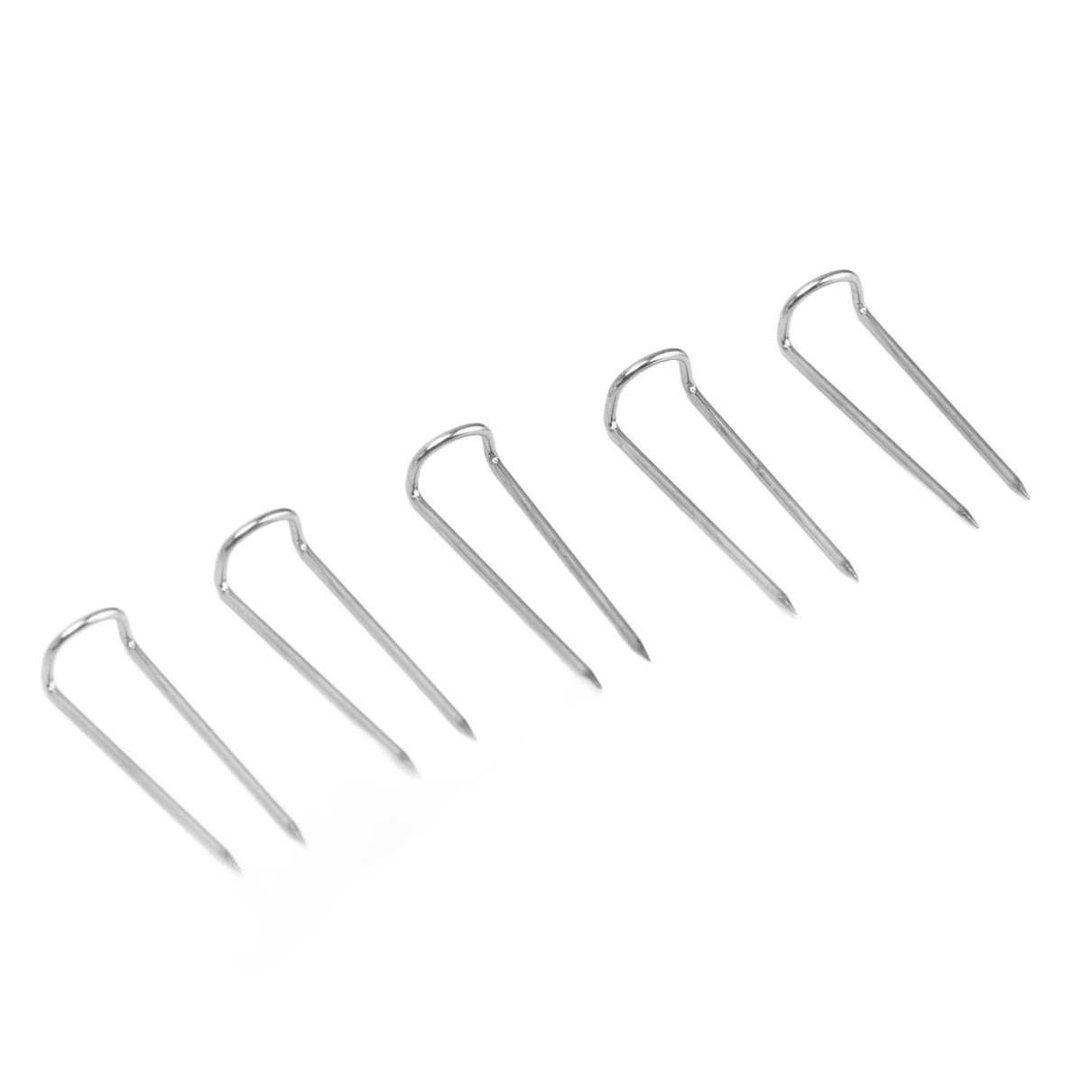 200Pcs Fork Pins U Shaped Stainless Steel Sturdy Durable Wide Application Sewing U Pins17mm 200Pcs/Box
