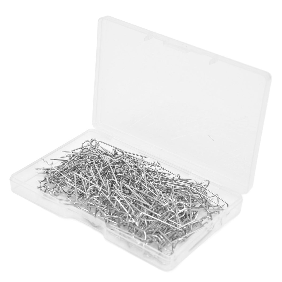 200Pcs Fork Pins U Shaped Stainless Steel Sturdy Durable Wide Application Sewing U Pins23mm 200Pcs/Box