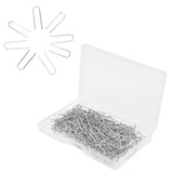200Pcs Fork Pins U Shaped Stainless Steel Sturdy Durable Wide Application Sewing U Pins23mm 200Pcs/Box