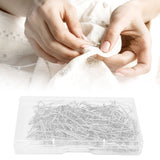 200Pcs Fork Pins U Shaped Stainless Steel Sturdy Durable Wide Application Sewing U Pins23mm 200Pcs/Box