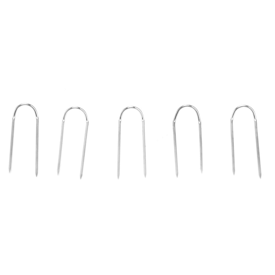 200Pcs Fork Pins U Shaped Stainless Steel Sturdy Durable Wide Application Sewing U Pins23mm 200Pcs/Box