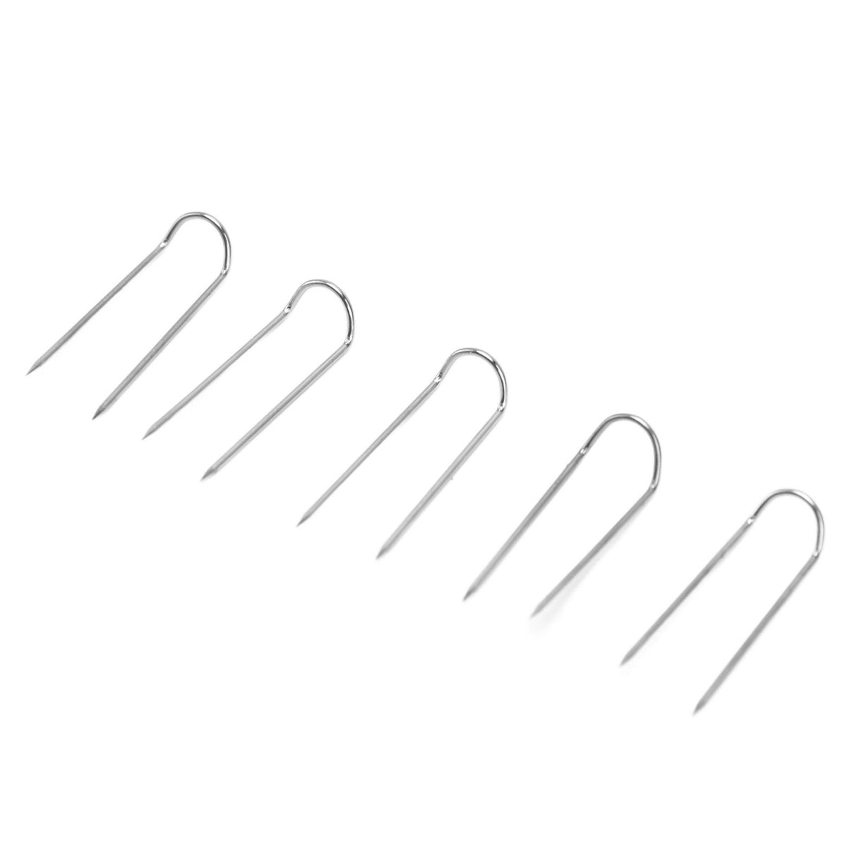 200Pcs Fork Pins U Shaped Stainless Steel Sturdy Durable Wide Application Sewing U Pins23mm 200Pcs/Box