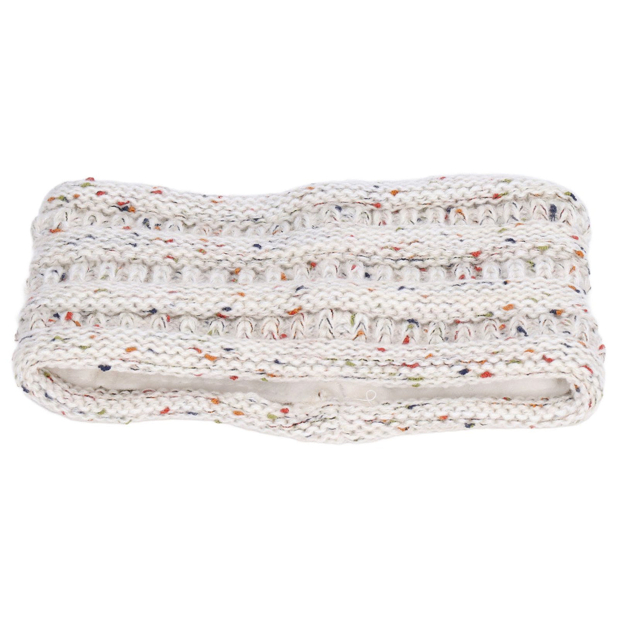 Knit Headband Winter Warm Comfortable Breathable Women Ear Warmer for Shopping Camping RunningWhite Floral Line