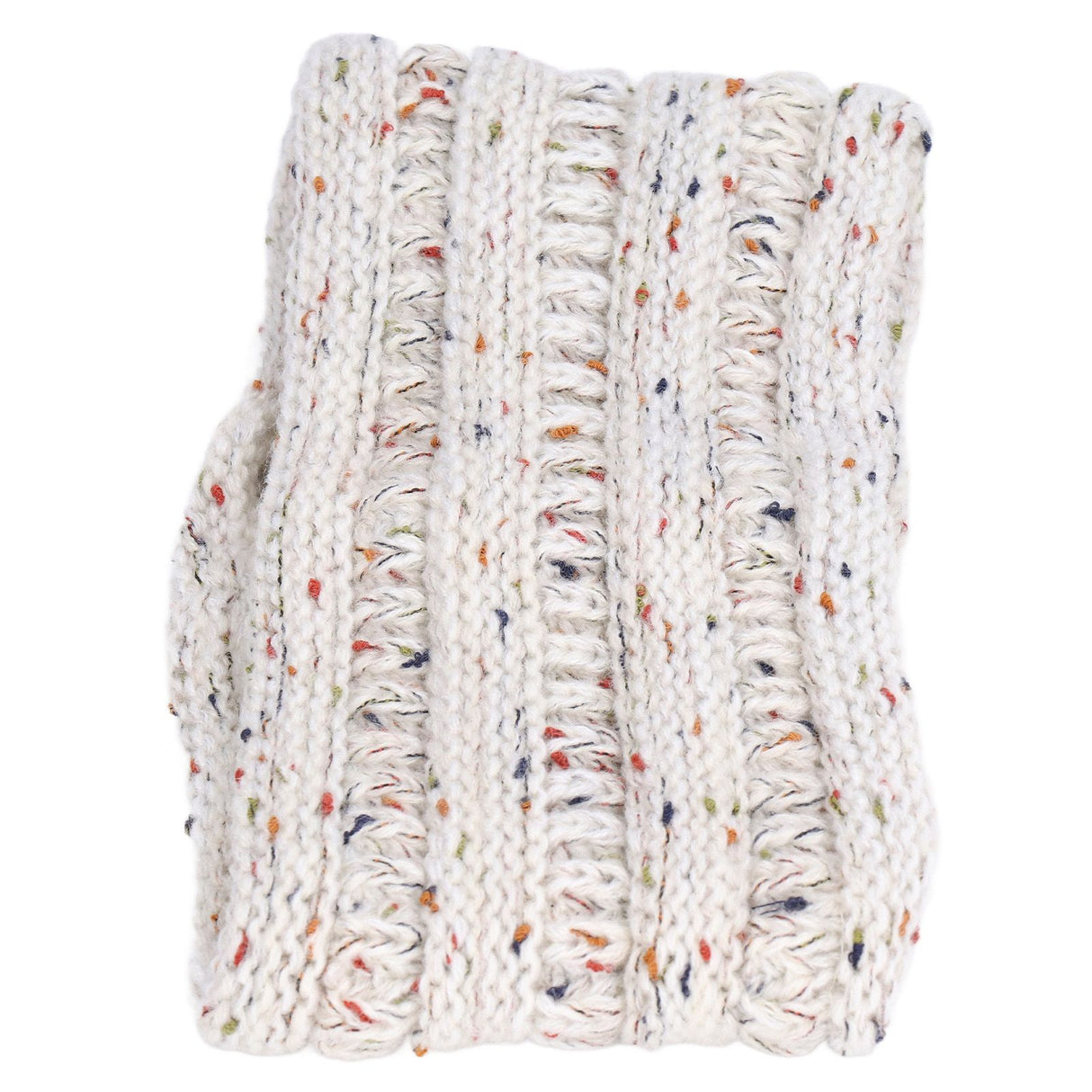 Knit Headband Winter Warm Comfortable Breathable Women Ear Warmer for Shopping Camping RunningWhite Floral Line