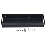 40cm Bathroom Wall Shelf Modern Simple Preservative Stainless Steel Waterproof Shelf for Kitchen Bedroom Matte Black