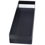 40cm Bathroom Wall Shelf Modern Simple Preservative Stainless Steel Waterproof Shelf for Kitchen Bedroom Matte Black