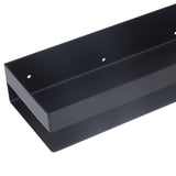 40cm Bathroom Wall Shelf Modern Simple Preservative Stainless Steel Waterproof Shelf for Kitchen Bedroom Matte Black