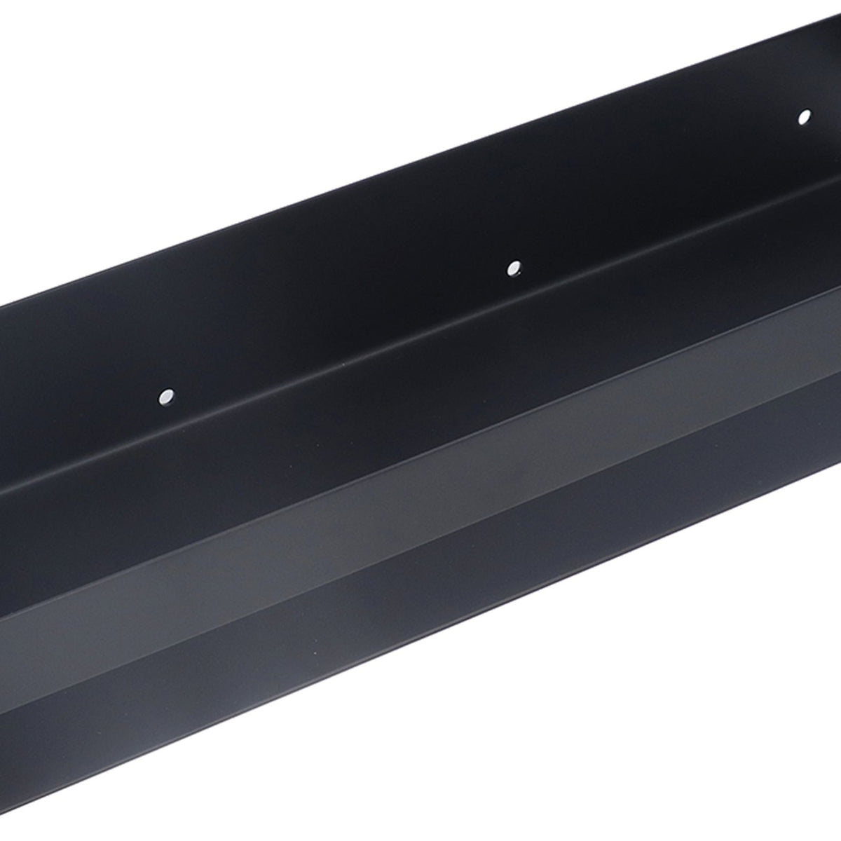 40cm Bathroom Wall Shelf Modern Simple Preservative Stainless Steel Waterproof Shelf for Kitchen Bedroom Matte Black