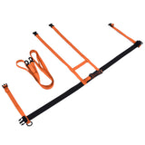 Kids Skiing Harness Adjustable Safe Drop Protection Snowboard Training Harness with Traction LeashOrange