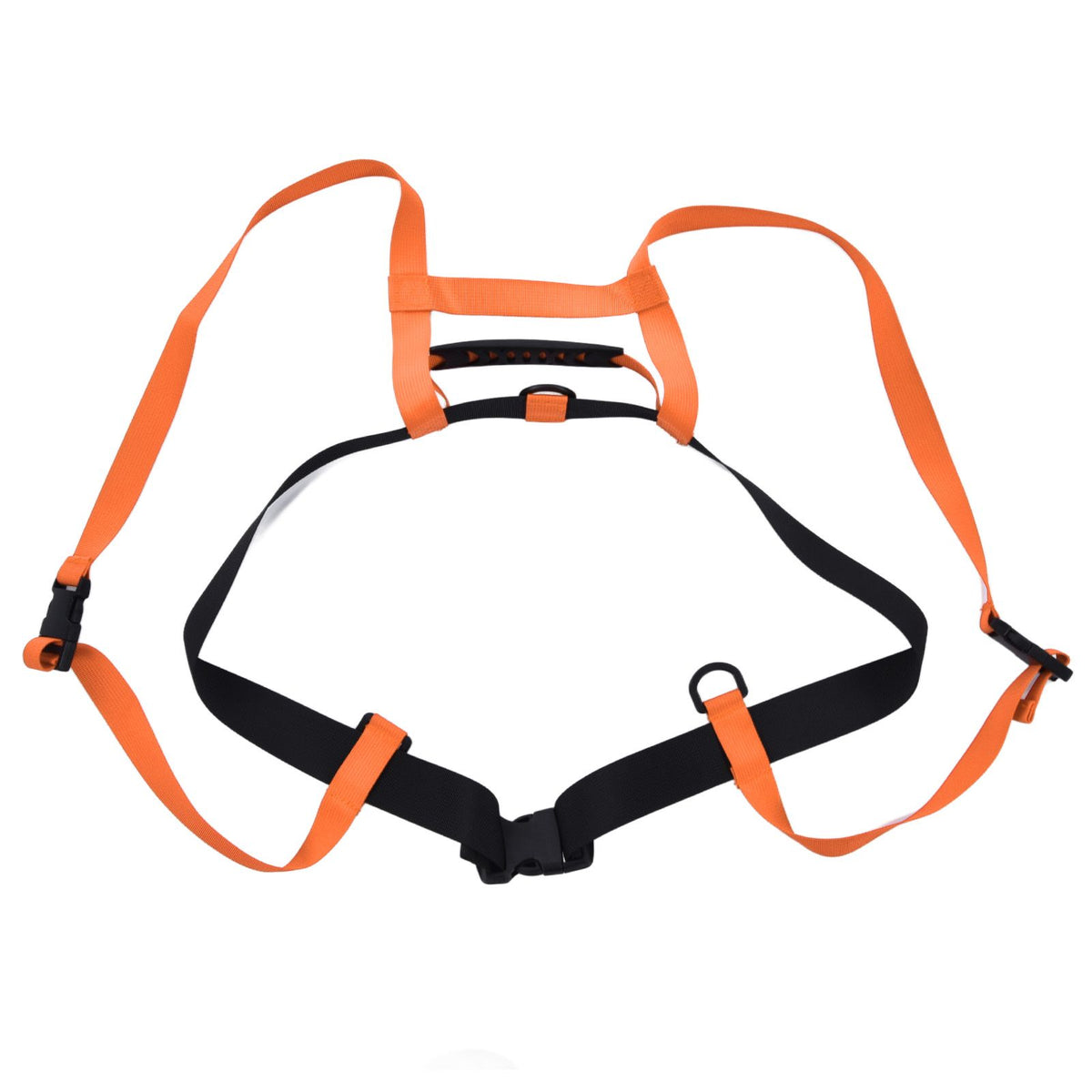 Kids Skiing Harness Adjustable Safe Drop Protection Snowboard Training Harness with Traction LeashOrange
