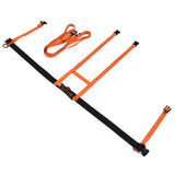 Kids Skiing Harness Adjustable Safe Drop Protection Snowboard Training Harness with Traction LeashOrange