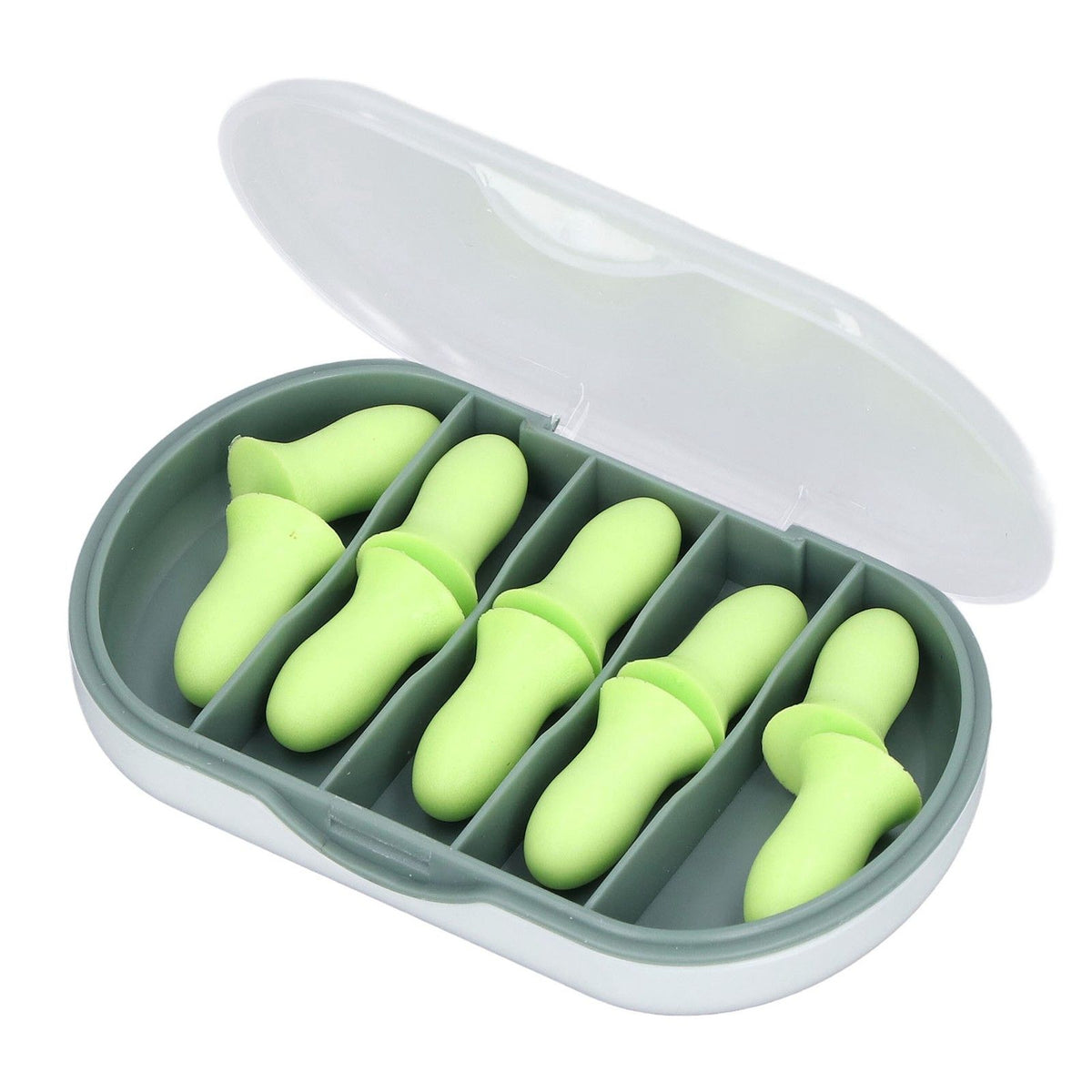 10Pcs Sleeping Ear Plugs Soft Comfortable Safe Sponge Excellent Sound Insulation High Elasticity Swimming Ear Plugs