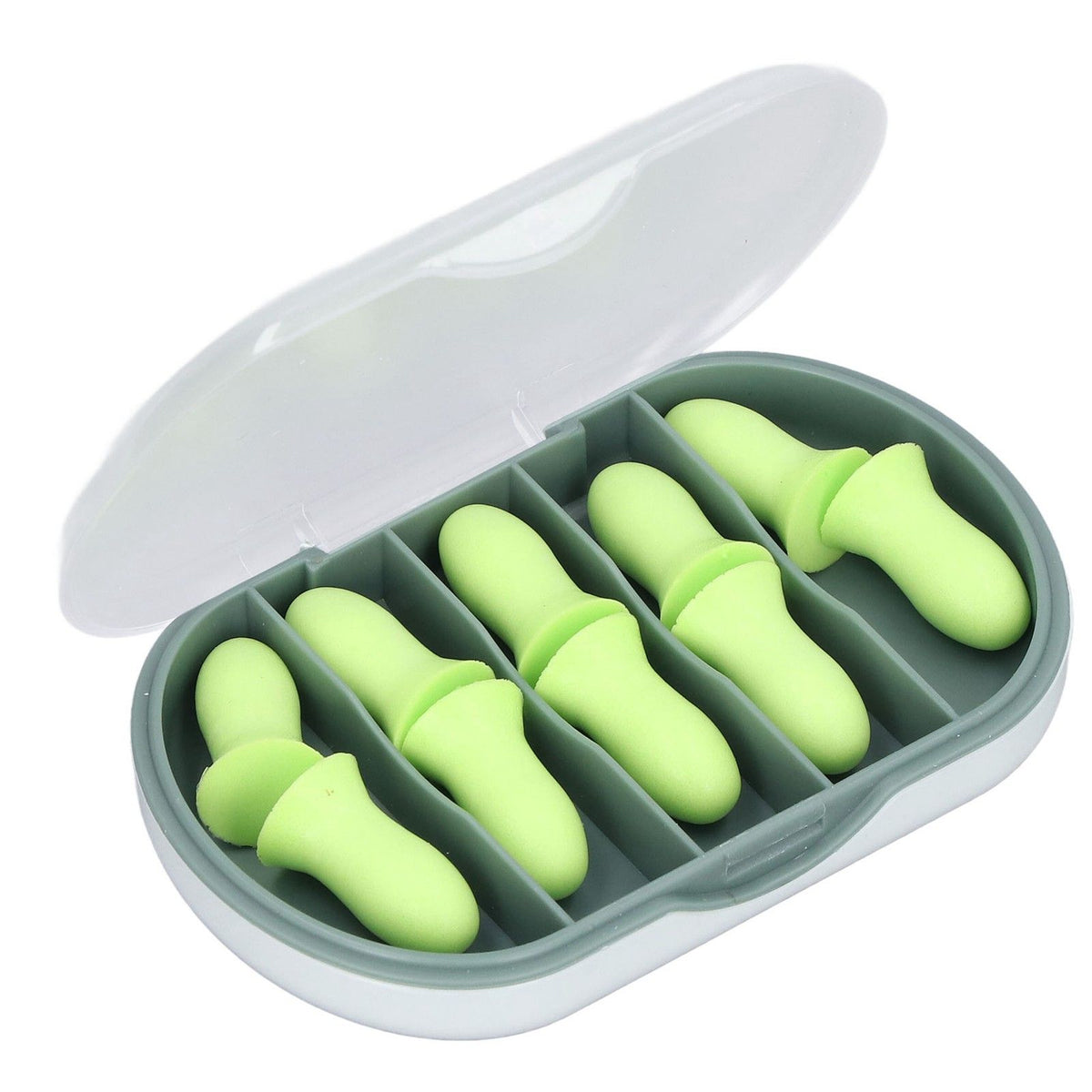 10Pcs Sleeping Ear Plugs Soft Comfortable Safe Sponge Excellent Sound Insulation High Elasticity Swimming Ear Plugs