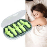 10Pcs Sleeping Ear Plugs Soft Comfortable Safe Sponge Excellent Sound Insulation High Elasticity Swimming Ear Plugs