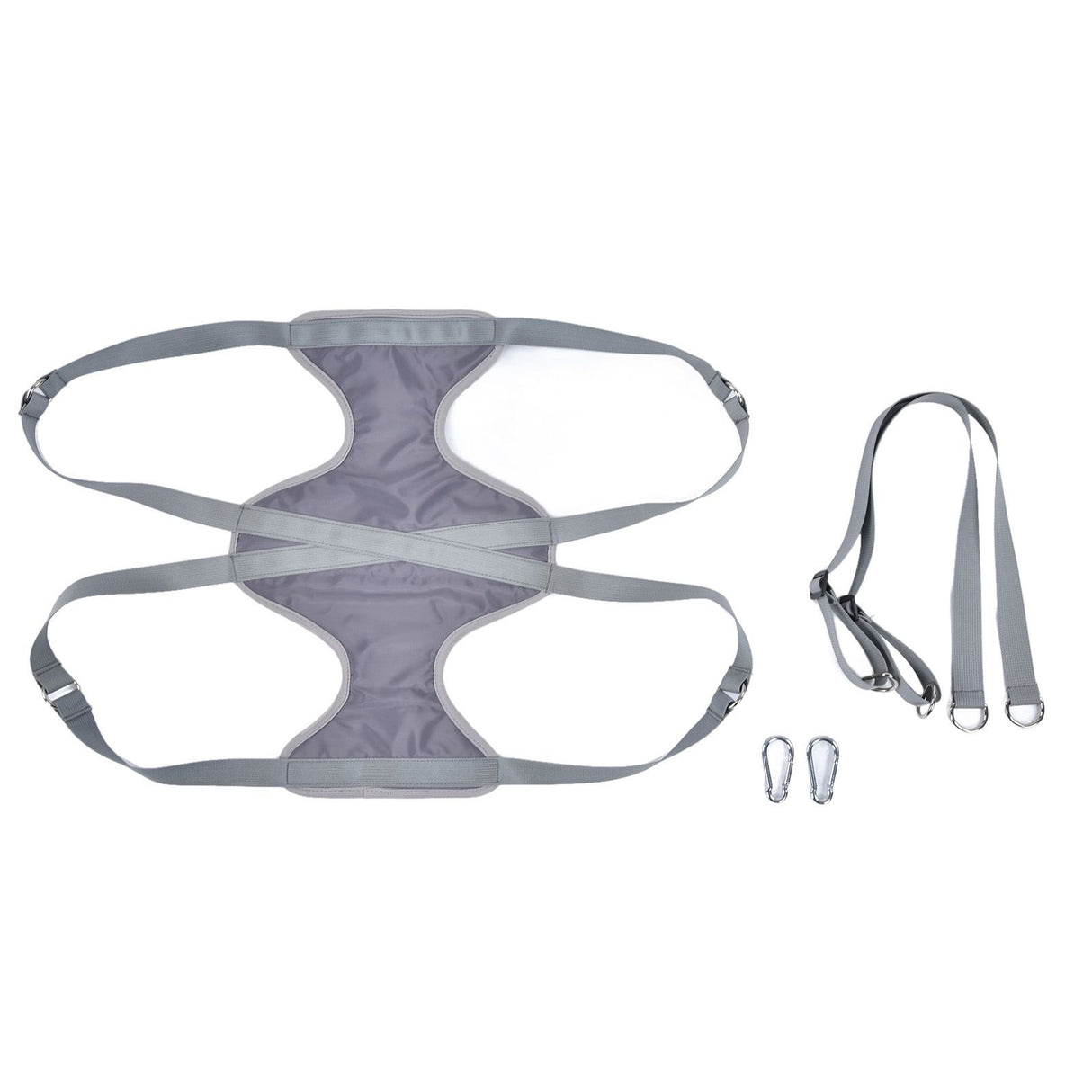 Pet Grooming Hammock Breathable Soft M Size Hammock Restraint Bag for Dogs Cats Nail Clipper Bathing Teeth Ears CleaningGray