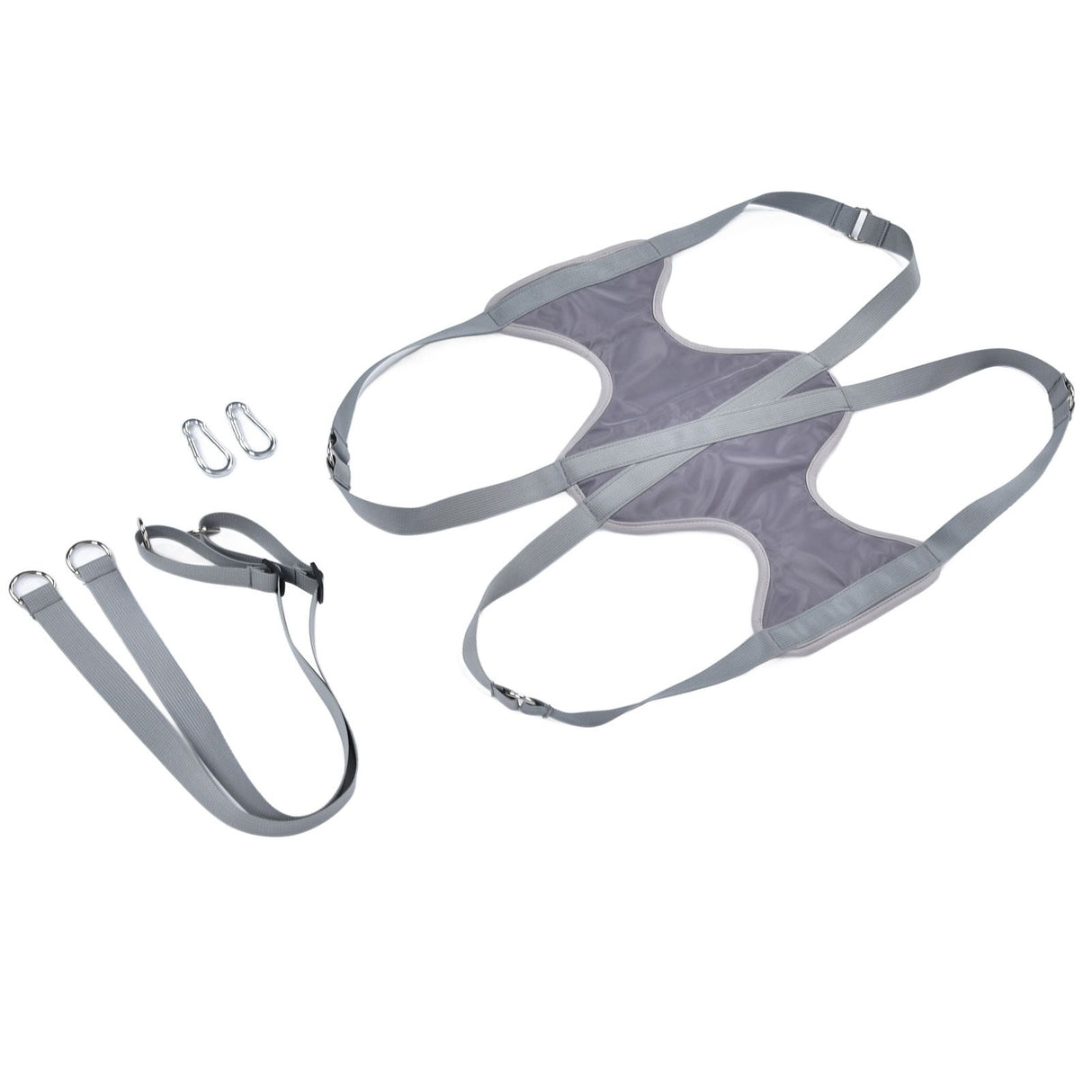 Pet Grooming Hammock Breathable Soft M Size Hammock Restraint Bag for Dogs Cats Nail Clipper Bathing Teeth Ears CleaningGray