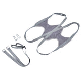 Pet Grooming Hammock Breathable Soft M Size Hammock Restraint Bag for Dogs Cats Nail Clipper Bathing Teeth Ears CleaningGray