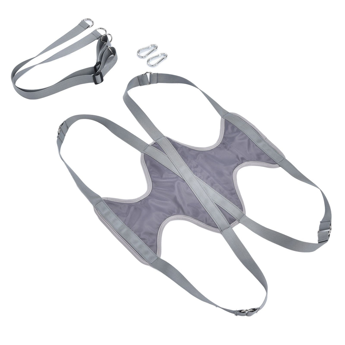 Pet Grooming Hammock Breathable Soft M Size Hammock Restraint Bag for Dogs Cats Nail Clipper Bathing Teeth Ears CleaningGray