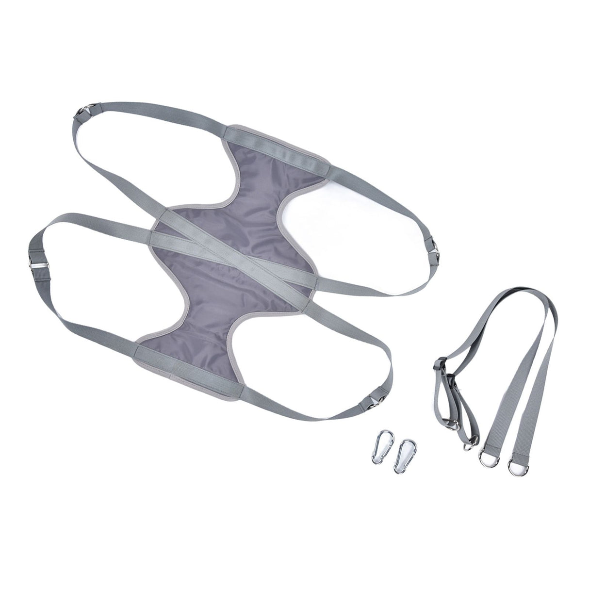 Pet Grooming Hammock Breathable Soft M Size Hammock Restraint Bag for Dogs Cats Nail Clipper Bathing Teeth Ears CleaningGray